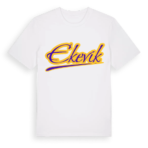Ekevik baseball t-shirt – ekologisk bomull t-shirt från Pinshirt