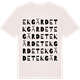 Vintage White t-shirt med Ekgärdet ordlek t-shirt