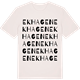 Vintage White t-shirt med Ekhagen ordlek t-shirt