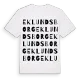 Eklundsborg ordlek t-shirt
