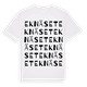 Eknäset ordlek t-shirt