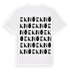 White t-shirt med Eknö ordlek t-shirt