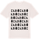 Vintage White t-shirt med Eknö ordlek t-shirt