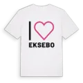 Jag älskar Eksebo t-shirt stort tryck