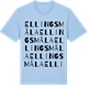 Blue Soul t-shirt med Ellingsmåla ordlek t-shirt
