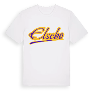 Elsebo baseball t-shirt – ekologisk bomull t-shirt från Pinshirt
