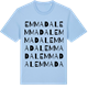 Blue Soul t-shirt med Emmadal ordlek t-shirt