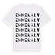 Emmekalv ordlek t-shirt