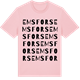 Pink Cotton t-shirt med Emsfors ordlek t-shirt