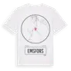White t-shirt med Emsfors t-shirt
