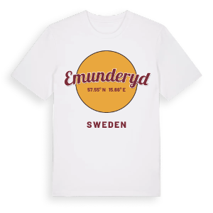 Emunderyd cirkel t-shirt – ekologisk bomull t-shirt från Pinshirt