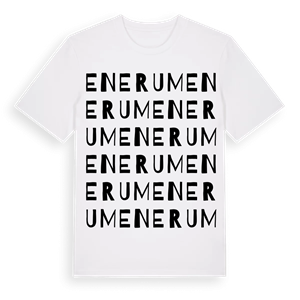 Enerum ordlek t-shirt – ekologisk bomull t-shirt från Pinshirt