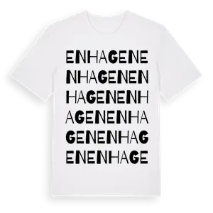 Enhagen ordlek t-shirt – ekologisk bomull t-shirt från Pinshirt