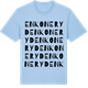 Blue Soul t-shirt med Enkoneryd ordlek t-shirt