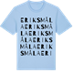 Blue Soul t-shirt med Eriksmåla ordlek t-shirt