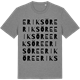 Mid Heather Gray t-shirt med Eriksöre ordlek t-shirt