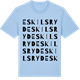 Blue Soul t-shirt med Eskilsryd ordlek t-shirt