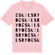 Pink Cotton t-shirt med Eskilsryd ordlek t-shirt