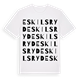 White t-shirt med Eskilsryd ordlek t-shirt