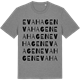 Mid Heather Gray t-shirt med Evahagen ordlek t-shirt