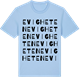 Blue Soul t-shirt med Evigheten ordlek t-shirt