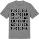 Mid Heather Gray t-shirt med Fågeldalen ordlek t-shirt