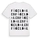 Fågeldalen ordlek t-shirt
