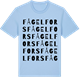 Blue Soul t-shirt med Fågelfors ordlek t-shirt