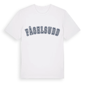Fågelsudd college t-shirt – ekologisk bomull t-shirt från Pinshirt