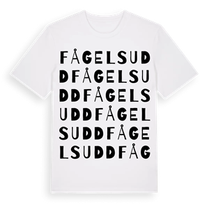 Fågelsudd ordlek t-shirt – ekologisk bomull t-shirt från Pinshirt