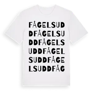 Fågelsudd ordlek t-shirt – ekologisk bomull t-shirt från Pinshirt