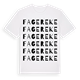 Fagereke ordlek t-shirt