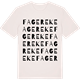Vintage White t-shirt med Fagereke ordlek t-shirt
