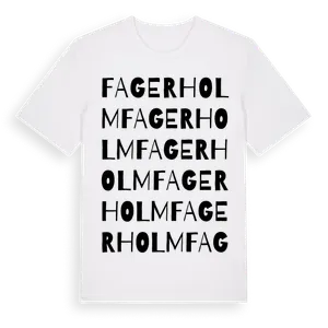 Fagerholm ordlek t-shirt – ekologisk bomull t-shirt från Pinshirt