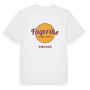 Fagerike cirkel t-shirt – ekologisk bomull t-shirt från Pinshirt