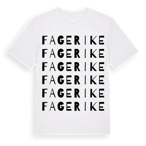 Fagerike ordlek t-shirt – ekologisk bomull t-shirt från Pinshirt