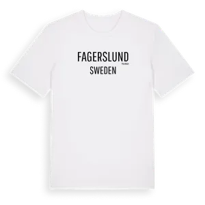 Fagerslund i Sverige t-shirt – ekologisk bomull t-shirt från Pinshirt