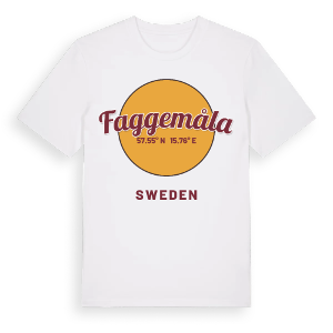 Faggemåla cirkel t-shirt – ekologisk bomull t-shirt från Pinshirt