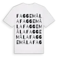 Faggemåla ordlek t-shirt