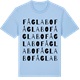 Blue Soul t-shirt med Fåglabo ordlek t-shirt