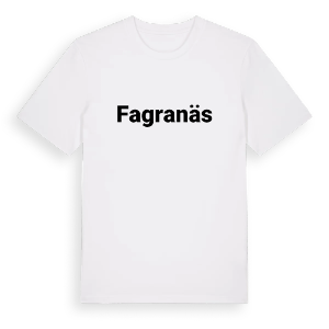 Fagranäs fetstil t-shirt – ekologisk bomull t-shirt från Pinshirt