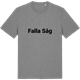 Mid Heather Gray t-shirt med Falla såg fetstil t-shirt