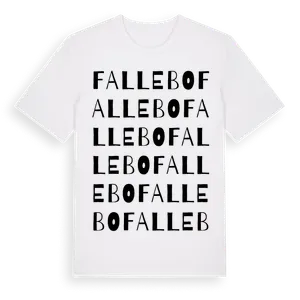 Fallebo ordlek t-shirt – ekologisk bomull t-shirt från Pinshirt