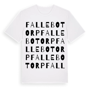 Fallebotorp ordlek t-shirt – ekologisk bomull t-shirt från Pinshirt