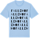 Blue Soul t-shirt med Fallemo ordlek t-shirt