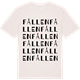 Vintage White t-shirt med Fållen ordlek t-shirt