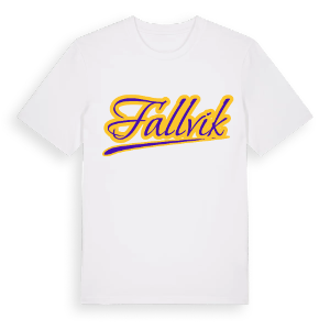 Fallvik baseball t-shirt – ekologisk bomull t-shirt från Pinshirt