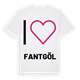 Jag älskar Fantgöl t-shirt stort tryck