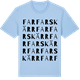 Blue Soul t-shirt med Farfars kärr ordlek t-shirt