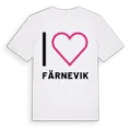 Jag älskar Färnevik t-shirt stort tryck